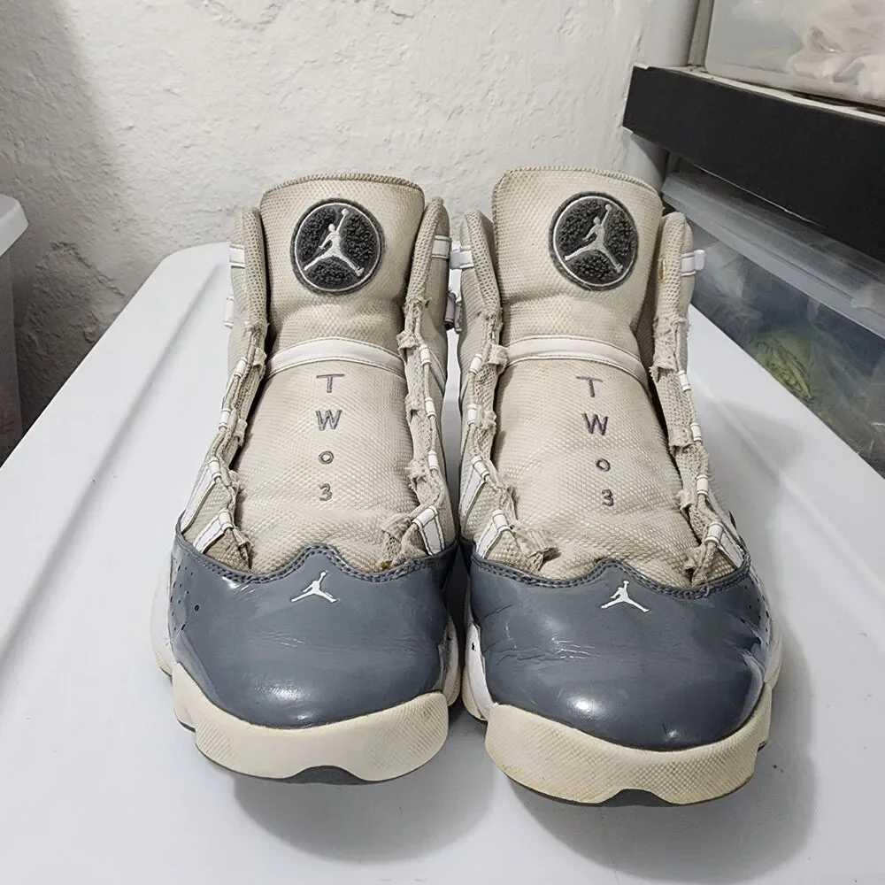 Nike Air Jordan 6 Rings White Cool Grey Men’s Size (13) 322992-014 As Is Flaws